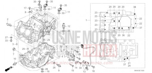 CARTER MOTEUR NC750XAP de 2023